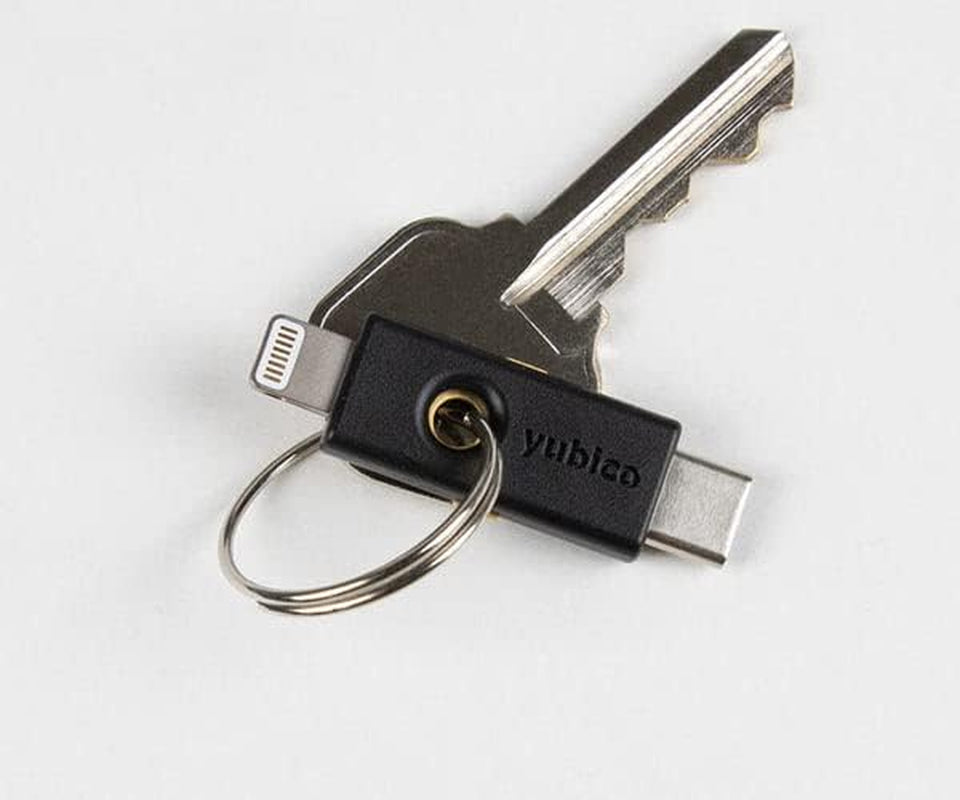 - Yubikey 5Ci - Two-Factor Authentication Security Key for Android/Pc/Iphone, Dual Connectors for Lighting/Usb-C - FIDO Certified