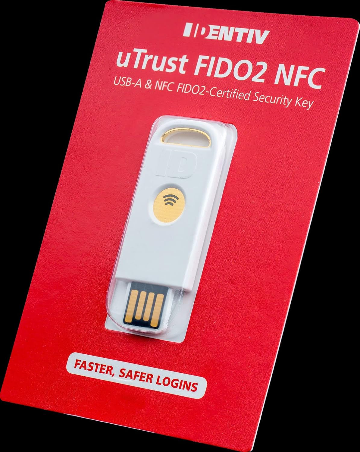 Utrust FIDO2 NFC Security Key USB-A (FIDO, FIDO2, U2F, PIV, TOTP, HOTP, Webauth)