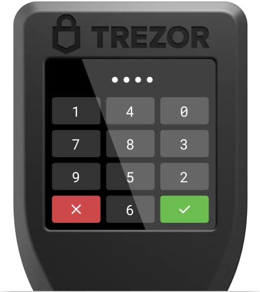 Model T - Advanced Crypto Hardware Wallet with LCD Touchscreen, Protecting Bitcoin & over 8000 Coins for Maximum Security