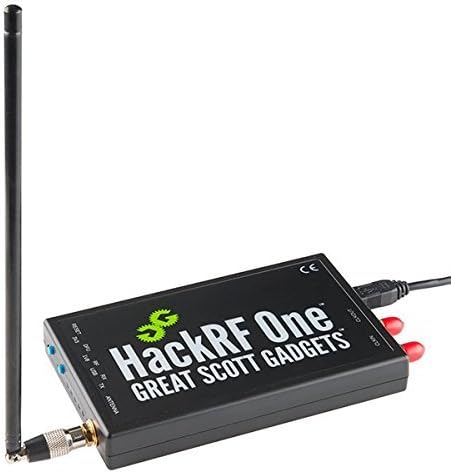 Hackrf One Software Defined Radio, ANT500 & SMA Adapter Bundle for HF, VHF & UHF. Includes SDR with 1Mhz-6Ghz Frequency Range & 20Mhz Bandwidth, ANT-500, and 4 SMA Adapters