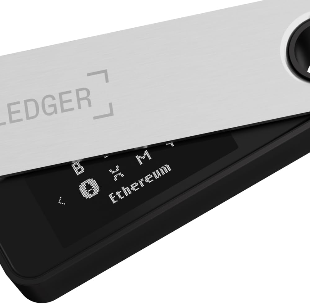 Nano S plus Crypto Hardware Wallet (Matte-Black) - Safeguard Your Crypto, Nfts and Tokens
