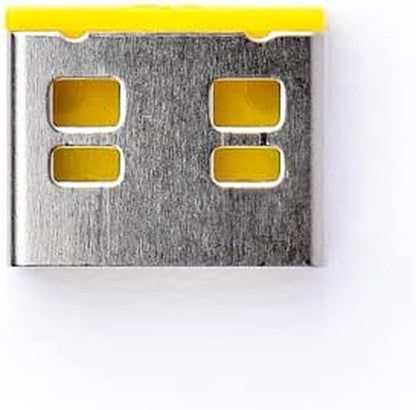 USB Port Lock Basic - Pack of 10 (Yellow)