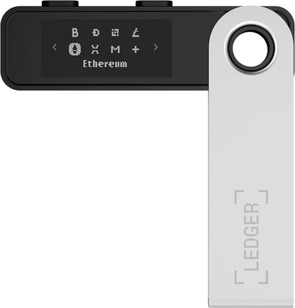 Nano S plus Crypto Hardware Wallet (Matte-Black) - Safeguard Your Crypto, Nfts and Tokens