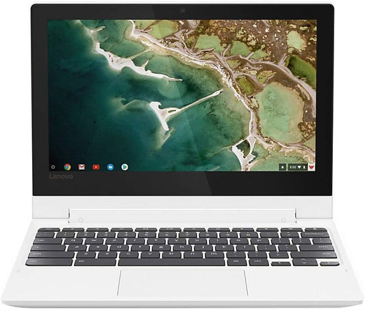 Chromebook C330 2-In-1 Convertible Laptop, 11.6" HD Display, Mediatek MT8173C, 4GB RAM, 64GB Storage, Chrome OS, Blizzard White