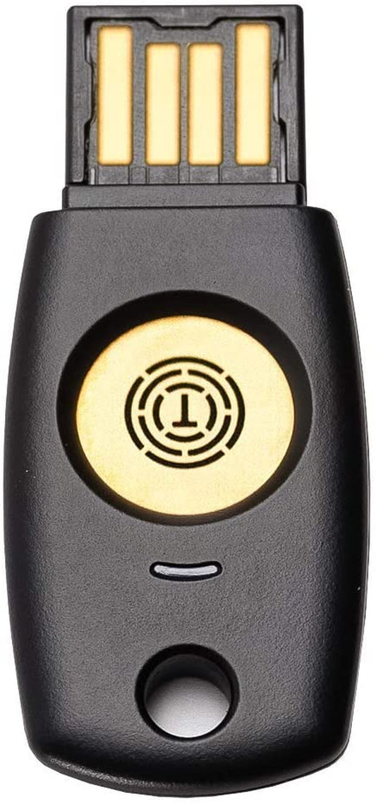 FIDO2 U2F Security Key Passkey Two-Factor Authentication (2FA) USB Key Pin+Touch (Non-Biometric) USB-A Type  T110